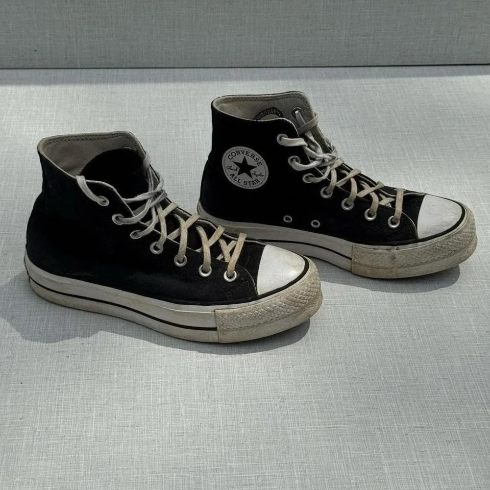 Converse‎ Chuck Taylor All Star Lift Platform High Top Black  Womens 7.5 Skater